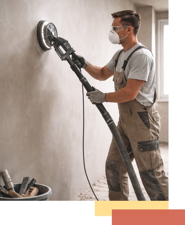 Профессиональная шлифовка стен в юбилейном быстро и качественно