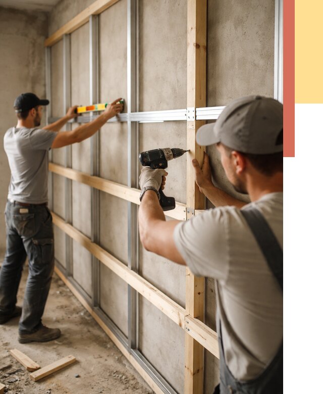 Устройство обрешетки под панели в юбилейном от 2164 руб. — монтаж под ключ | ОТДЕЛОЧНИК-Юбл