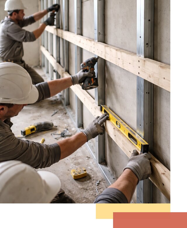 Устройство обрешетки под панели в юбилейном