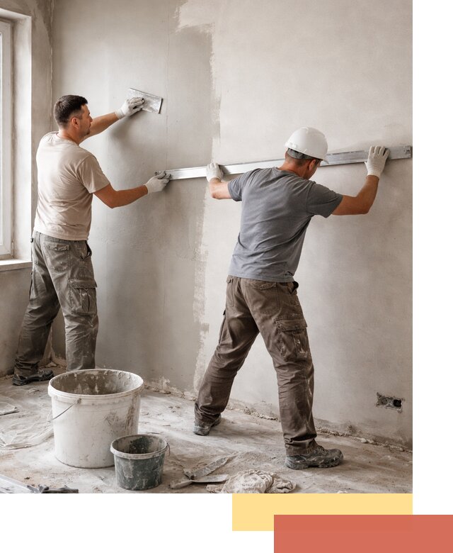 Штукатурка стен под покраску в юбилейном качественно и быстро