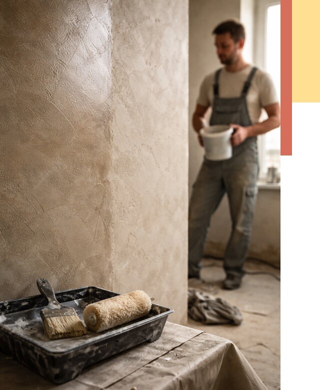 Нанесение воска на штукатурку в юбилейном от 3606 руб. | Услуги ОТДЕЛОЧНИК-Юбл