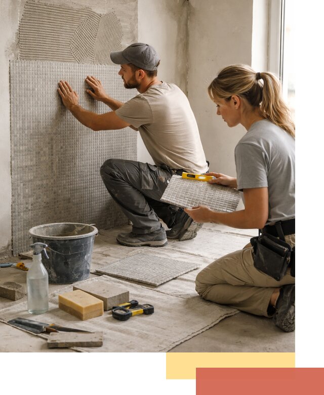 Облицовка стен мозаикой в юбилейном качественно и быстро