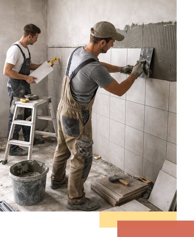 Укладка плитки на стены в юбилейном профессионально и надежно