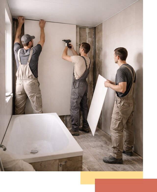 Отделка ванной панели ПВХ профессионально в юбилейном