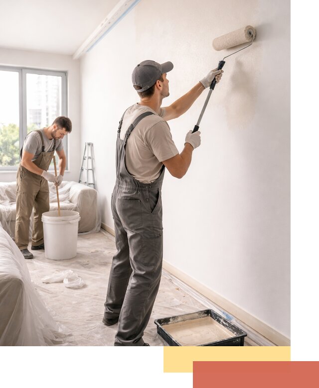 Покраска стен в офисе в юбилейном — быстрый и качественный ремонт