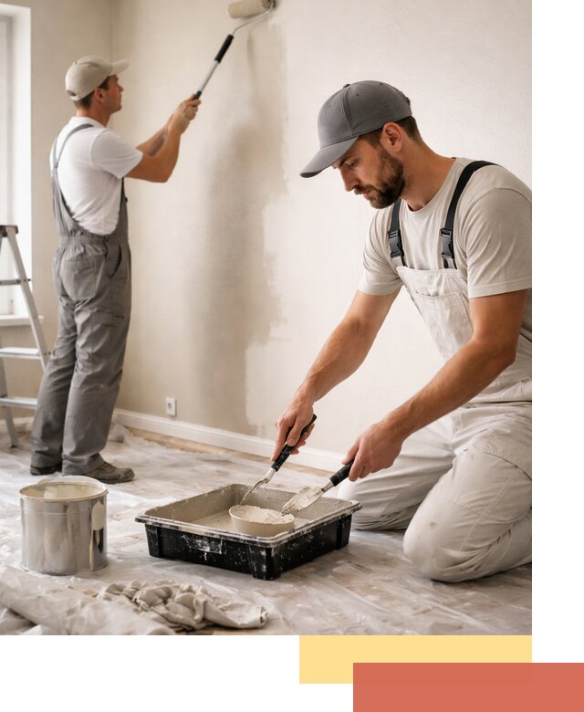 Покраска стен в квартире в юбилейном — профессионально и аккуратно