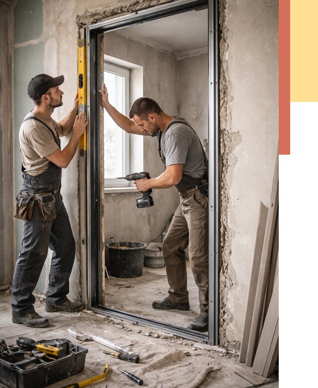 Закладка дверного проема в юбилейном от 3606 руб. — быстро и недорого | ОТДЕЛОЧНИК-Юбл