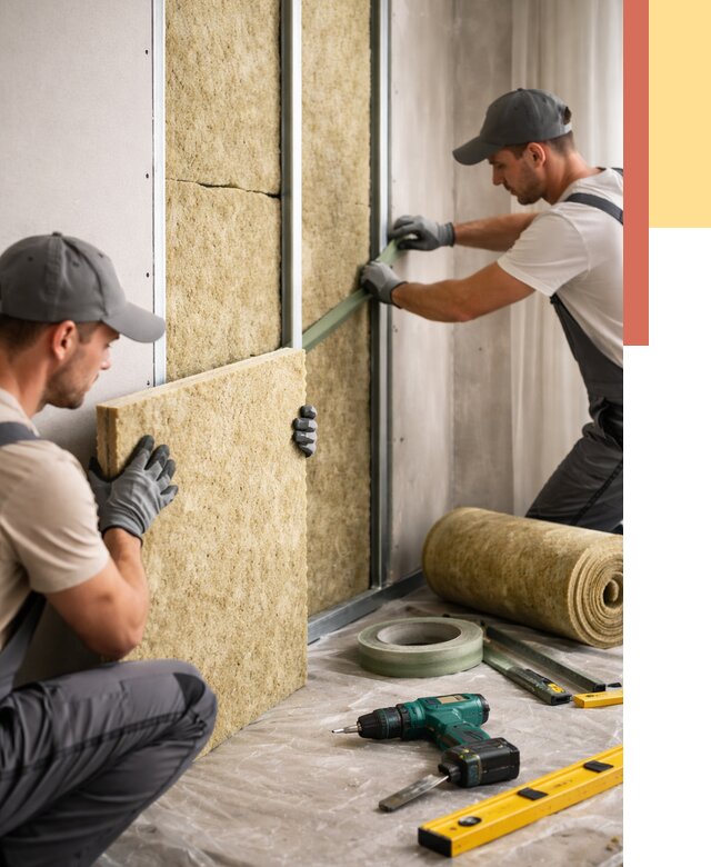 Шумоизоляция стен в юбилейном под ключ от 1906 руб. | ОТДЕЛОЧНИК-Юбл