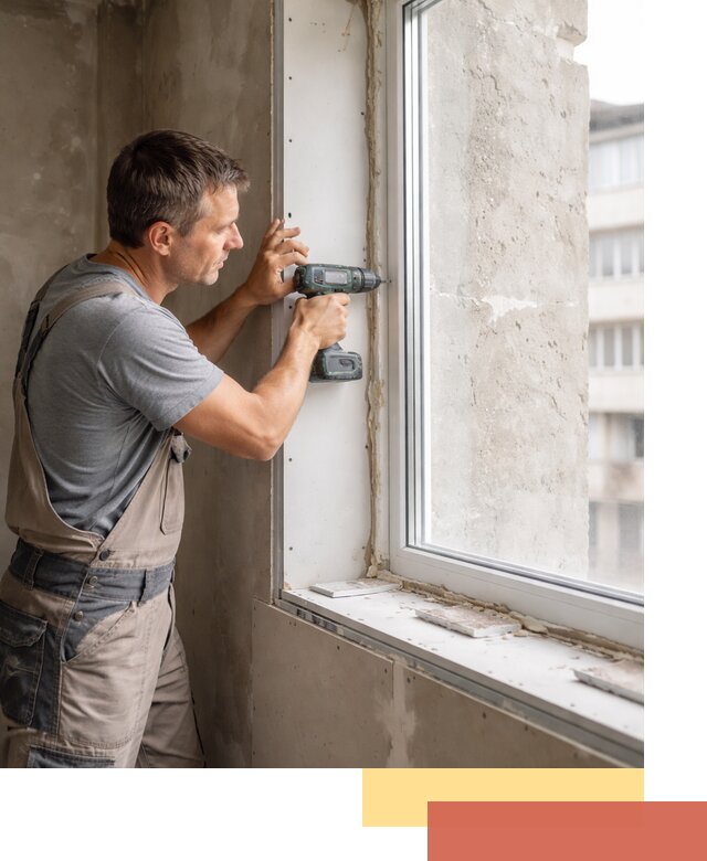 Монтаж гипсокартонных откосов в юбилейном под ключ