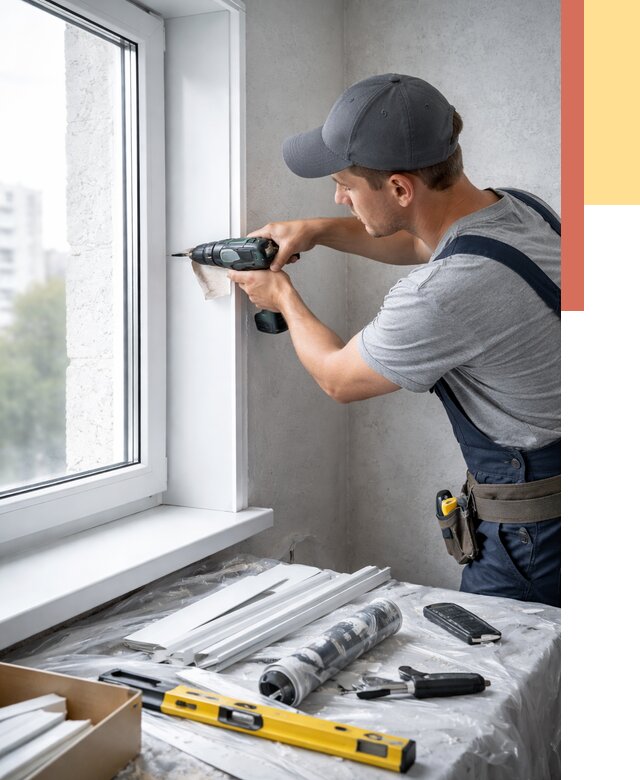 Установка пластиковых откосов в юбилейном от 2318 руб. | ОТДЕЛОЧНИК-Юбл монтаж, быстро и недорого