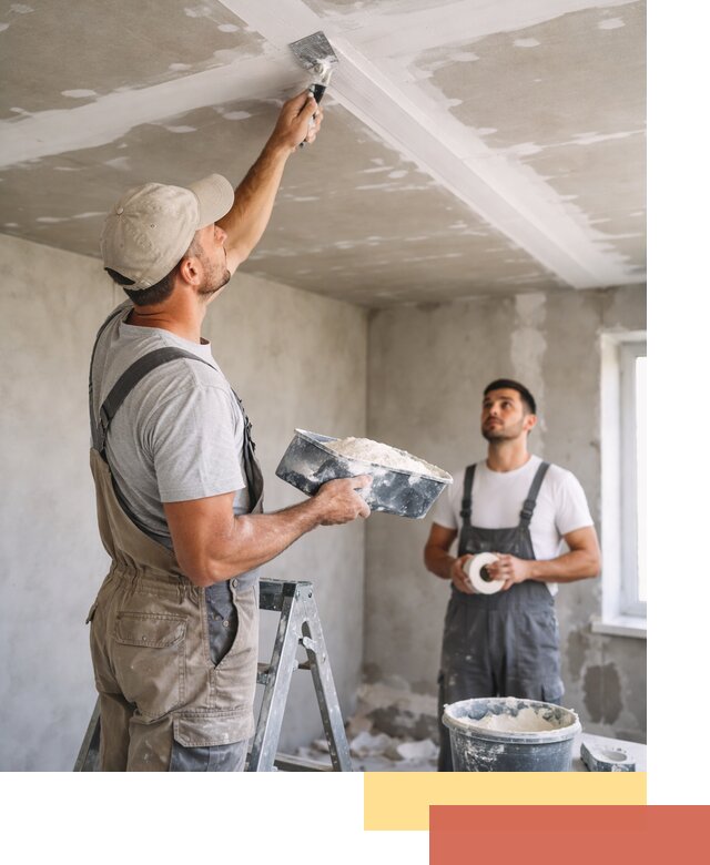 Обработка швов потолка ГКЛ в юбилейном: качественная заделка и шпатлевка