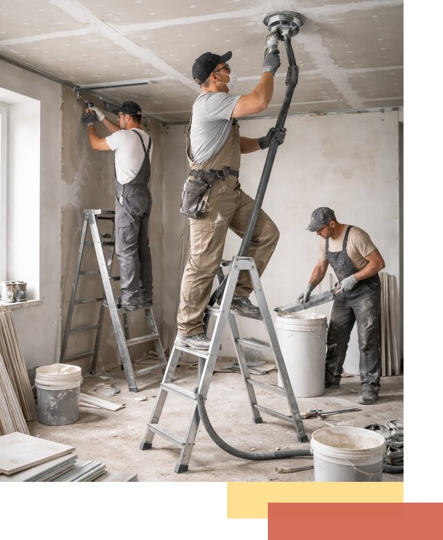 Ремонт потолка из гипсокартона в юбилейном: быстрый и качественный монтаж