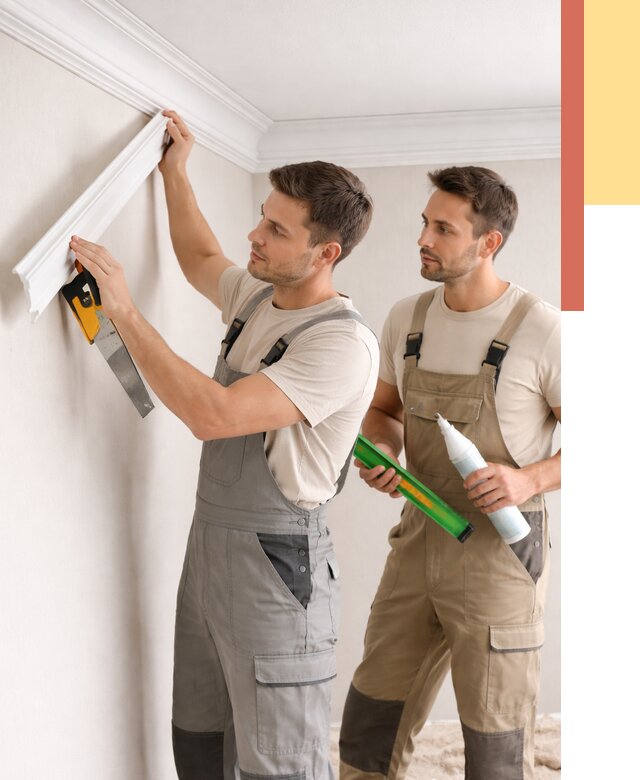Монтаж потолочного плинтуса в юбилейном от 2370 руб. — быстро и недорого | ОТДЕЛОЧНИК-Юбл