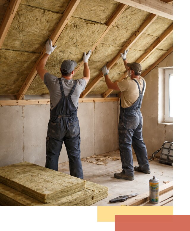 Утепление потолка минеральной ватой в юбилейном