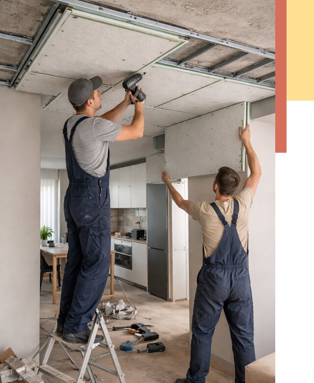 Шумоизоляция потолка панелями зипс в юбилейном от 1906 руб. под ключ | ОТДЕЛОЧНИК-Юбл